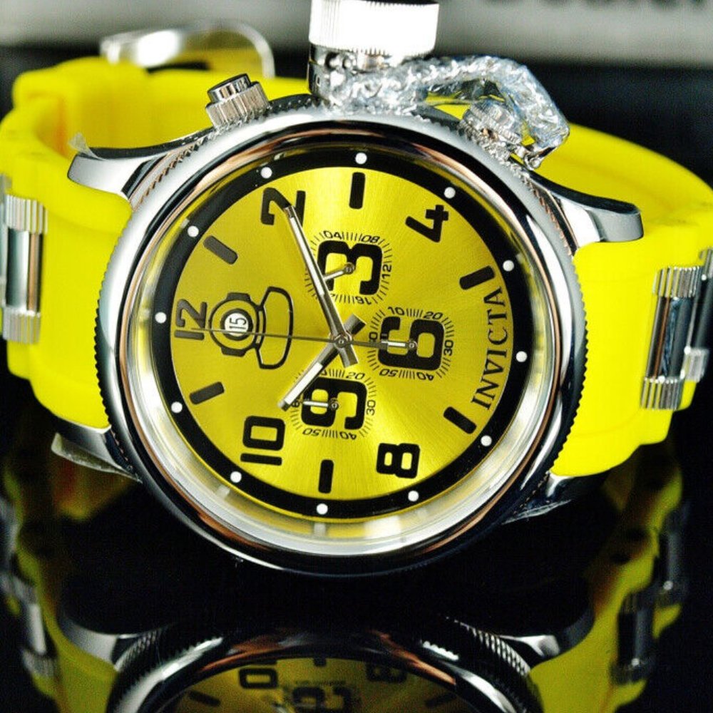 Invicta 52mm Silver Men Watch w/ box